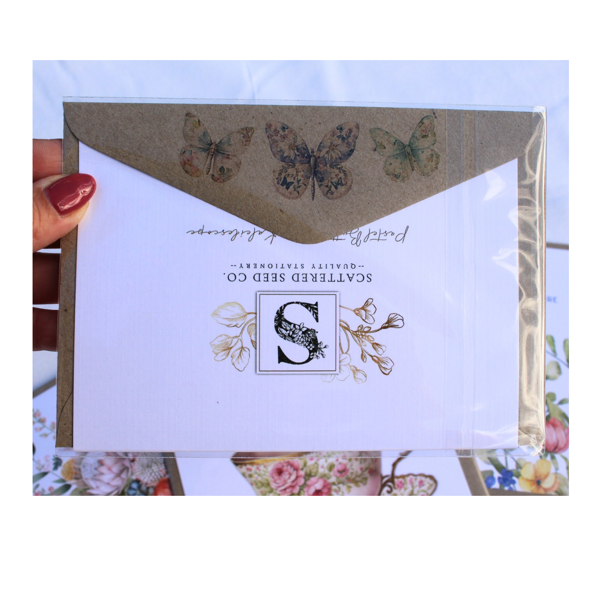 Pastel Butterfly Greeting Card