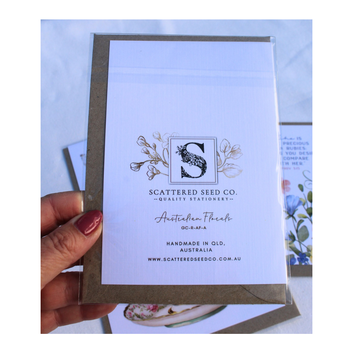 Australian Floral Getting Card
