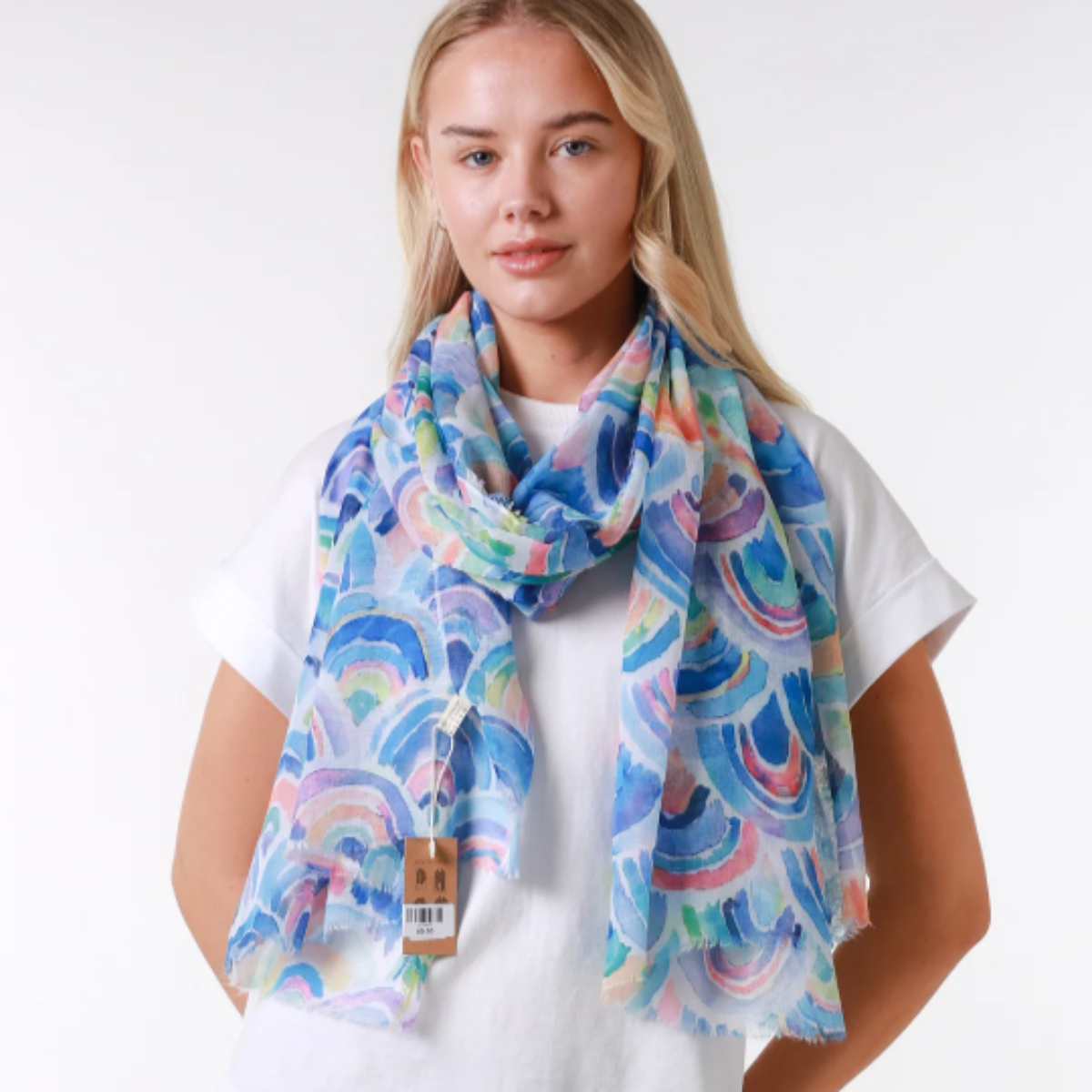 Summer Rainbow Ladies Scarf
