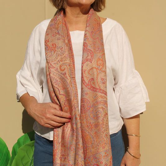 Golden Marrakesh Pashmina Style Wrap