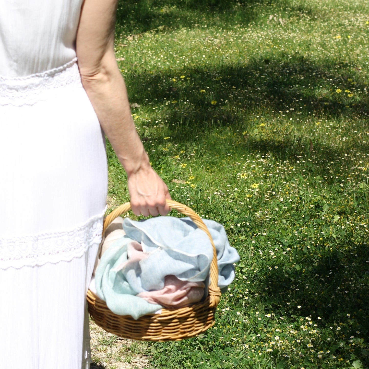Marseille Linen Scarf in Natural