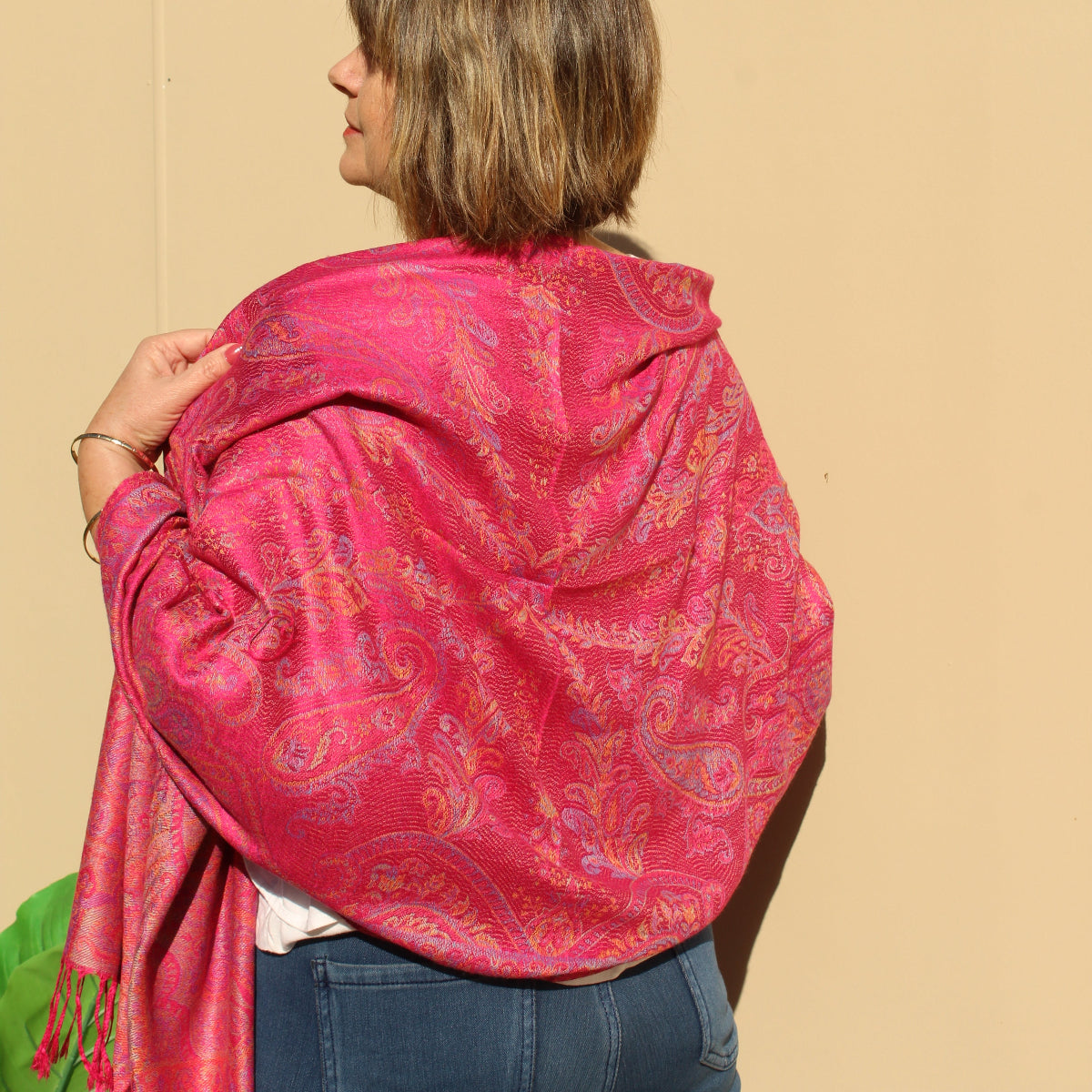 Pink Marrakesh Pashmina Style Wrap