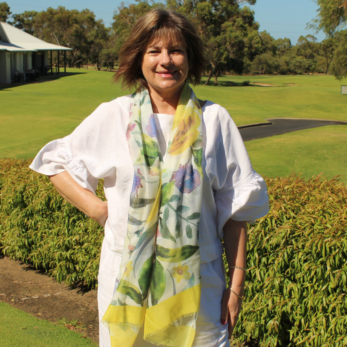 Sorrento Lemon Scarf