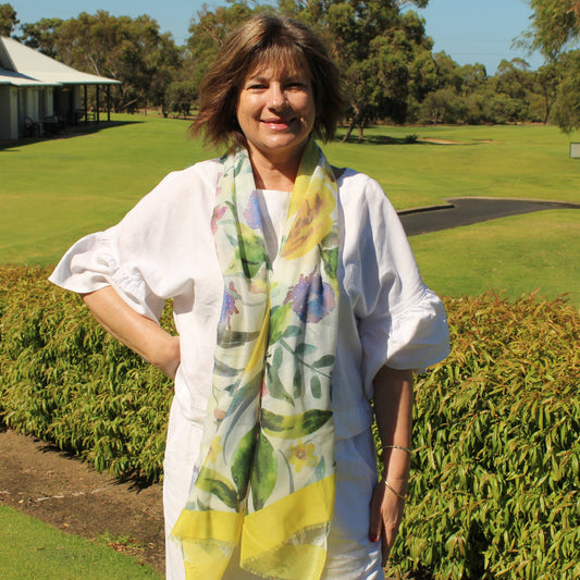 Sorrento Lemon Scarf