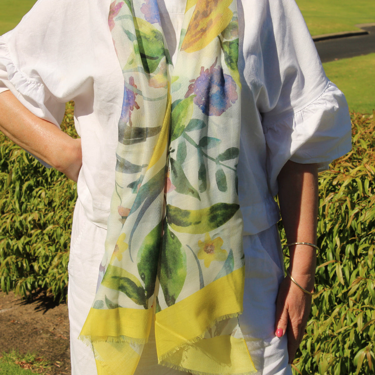Sorrento Lemon Scarf