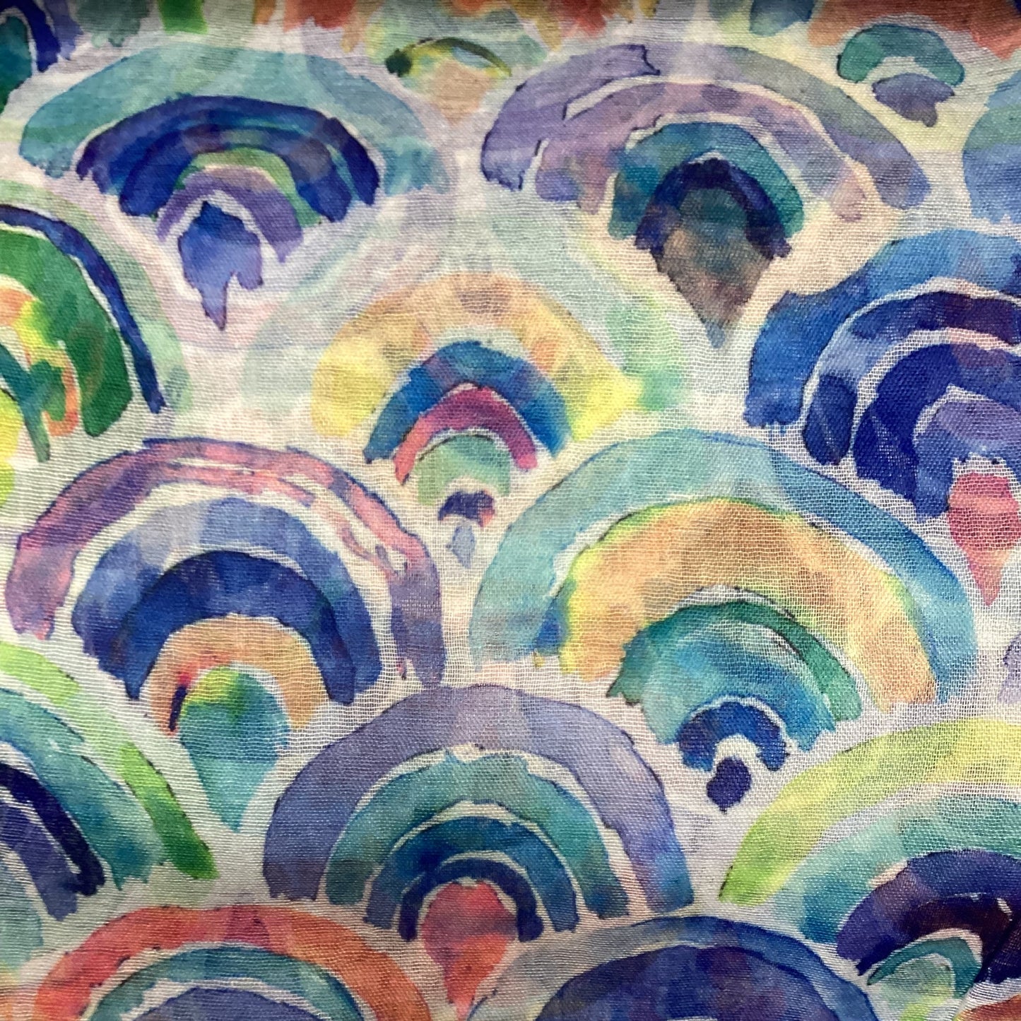 Summer Rainbow Ladies Scarf