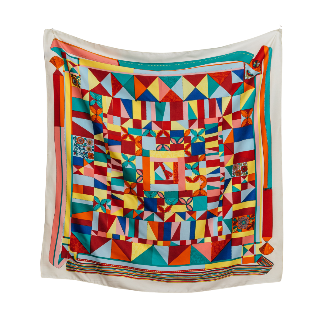 Venice Square Satin Scarf