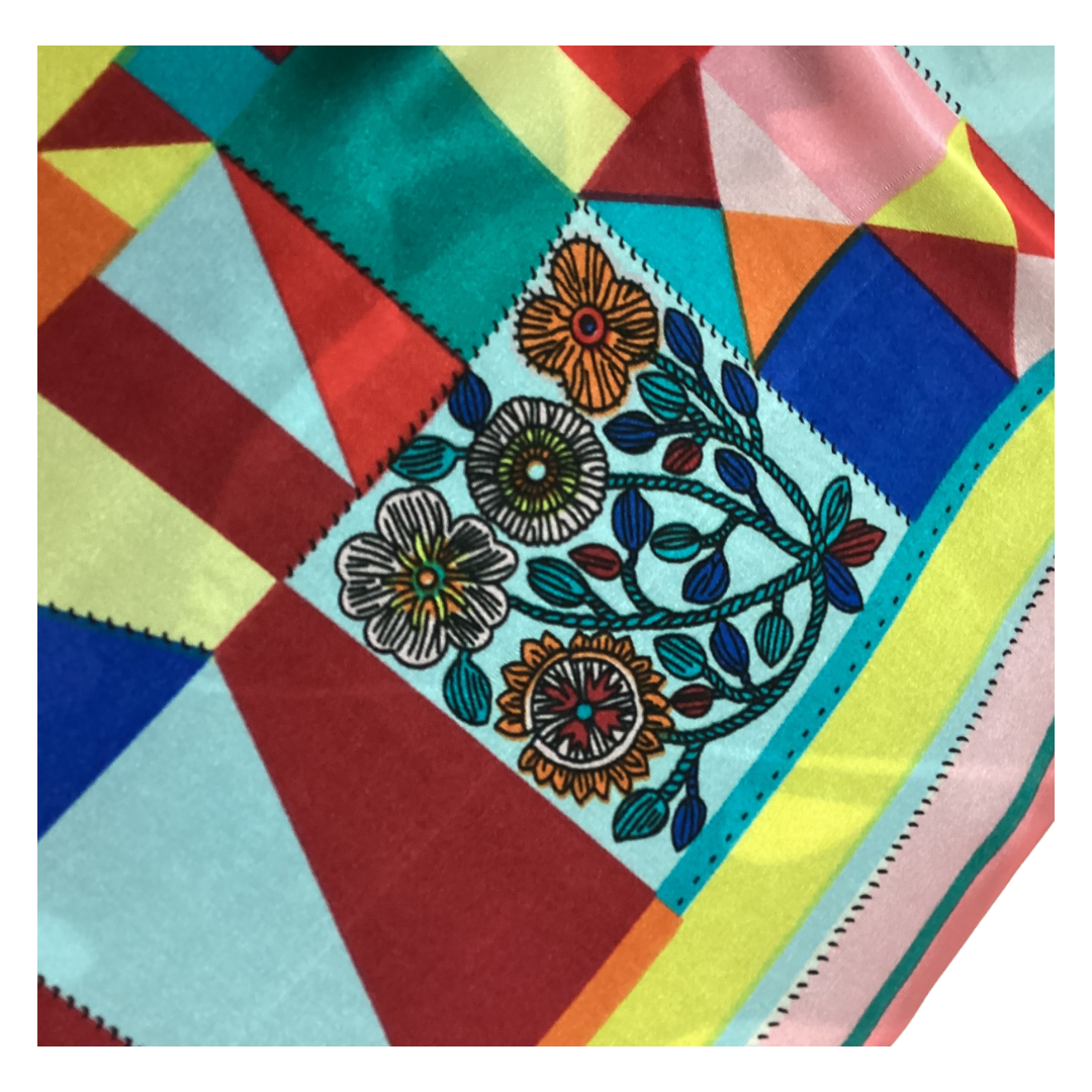 Venice Square Satin Scarf