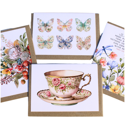 Pastel Butterfly Greeting Card