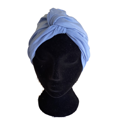 Wedgwood Blue Twist Hair Turban