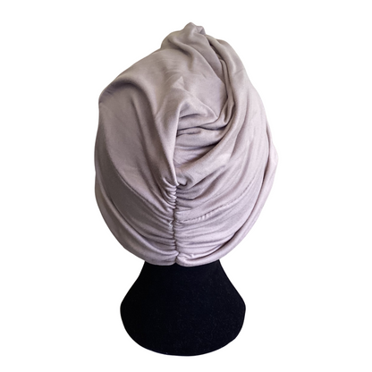 Taupe Twist Hair Turban