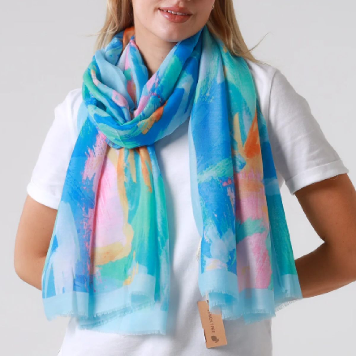 Aqua Splash Ladies Scarf