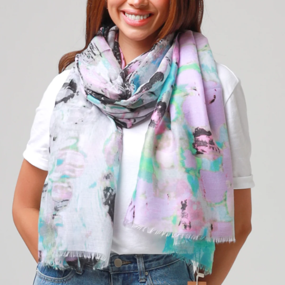 City Lights Abstract Ladies Scarf
