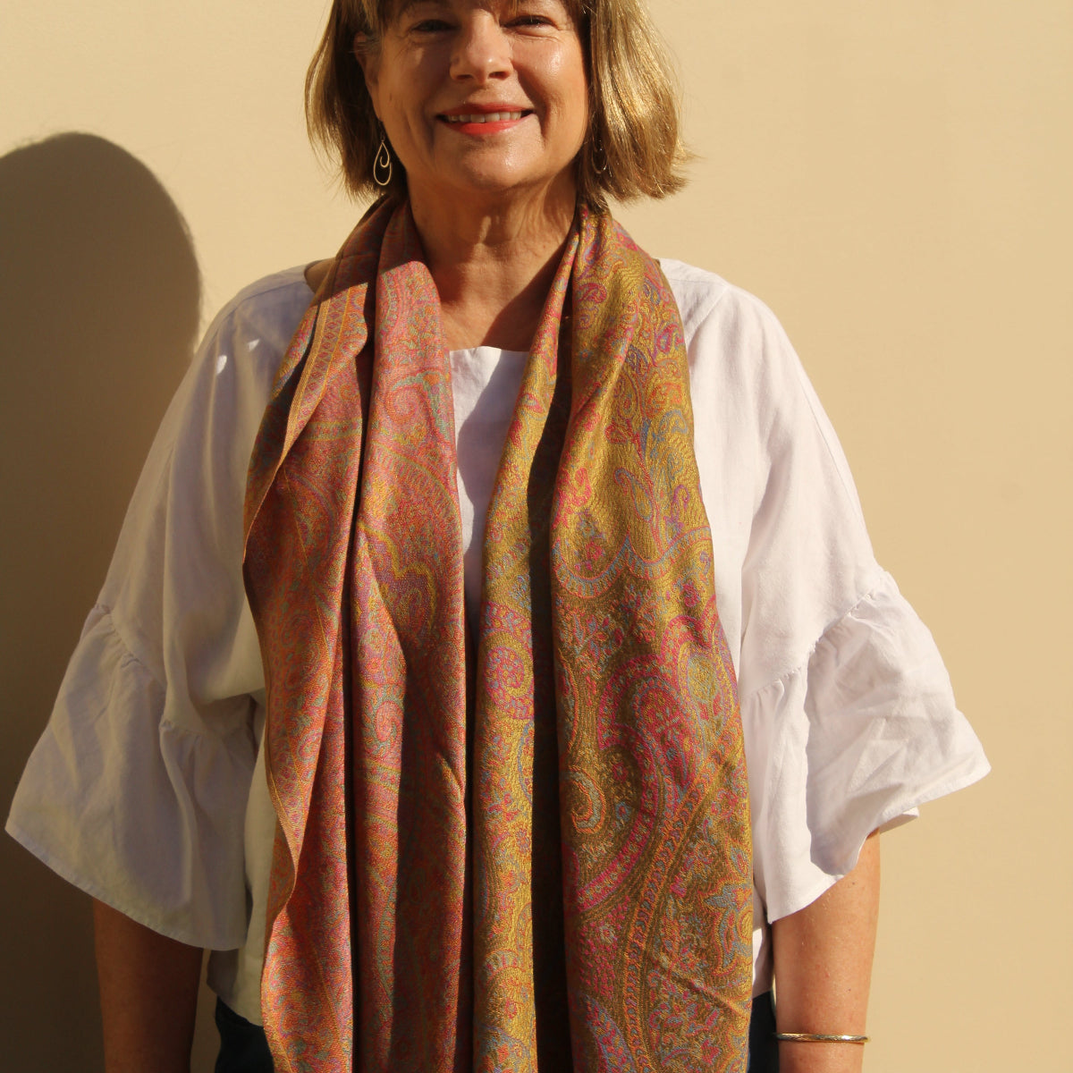 Olive Marrakesh Pashmina Style Wrap
