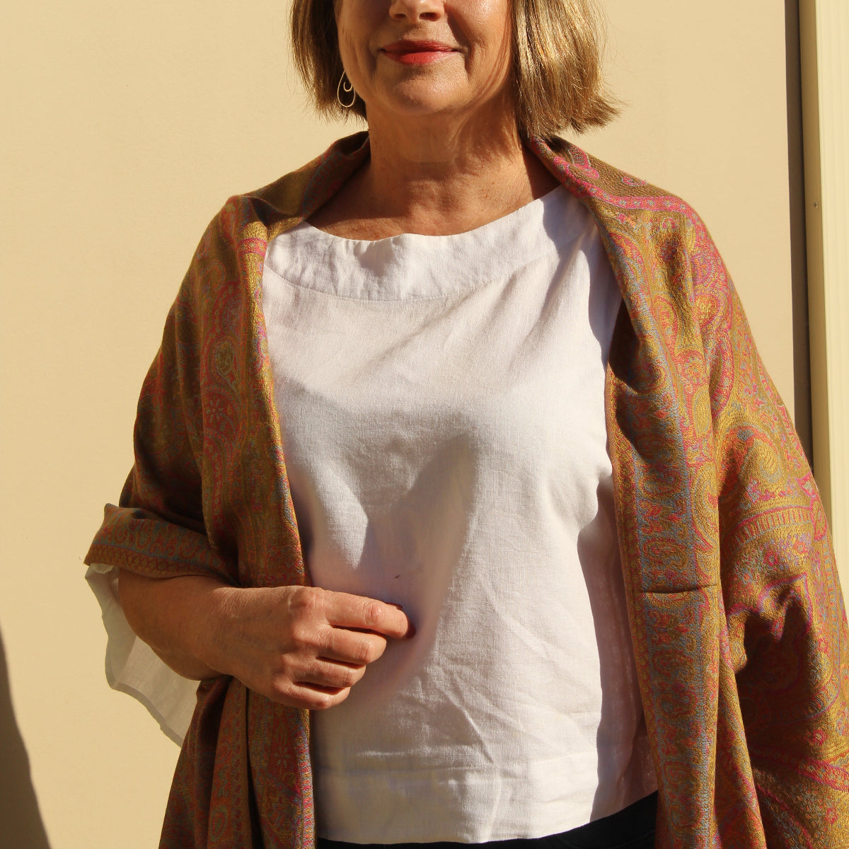 Olive Marrakesh Pashmina Style Wrap