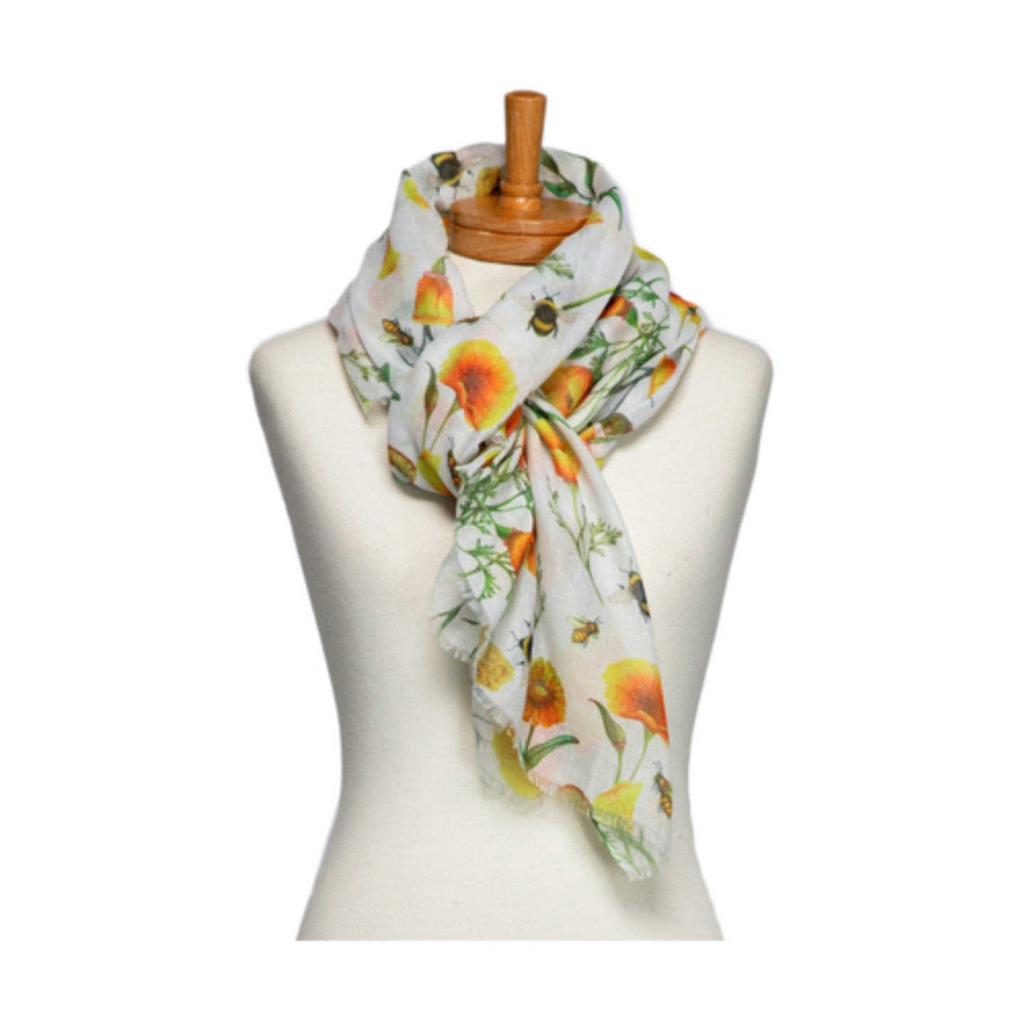 Marigold Floral Scarf