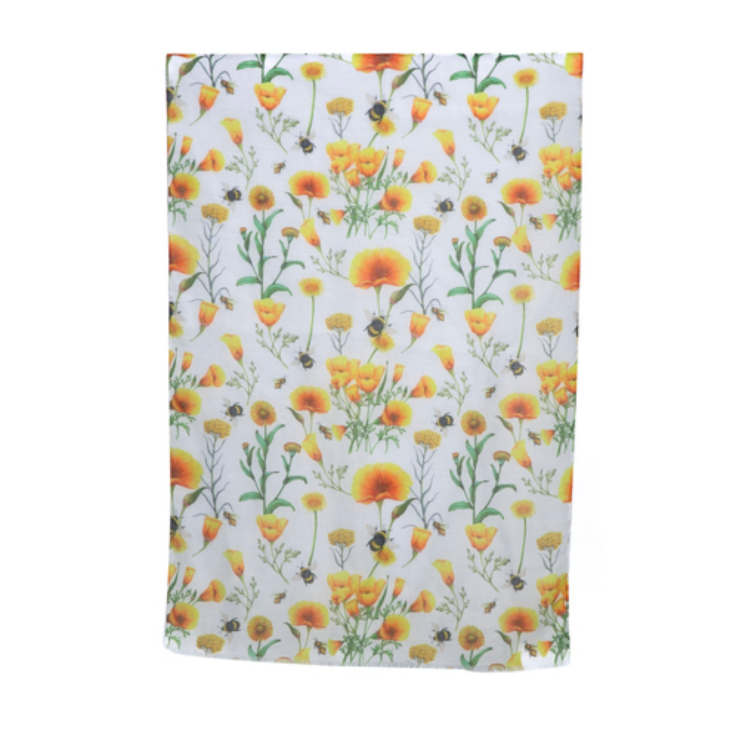 Marigold Floral Scarf