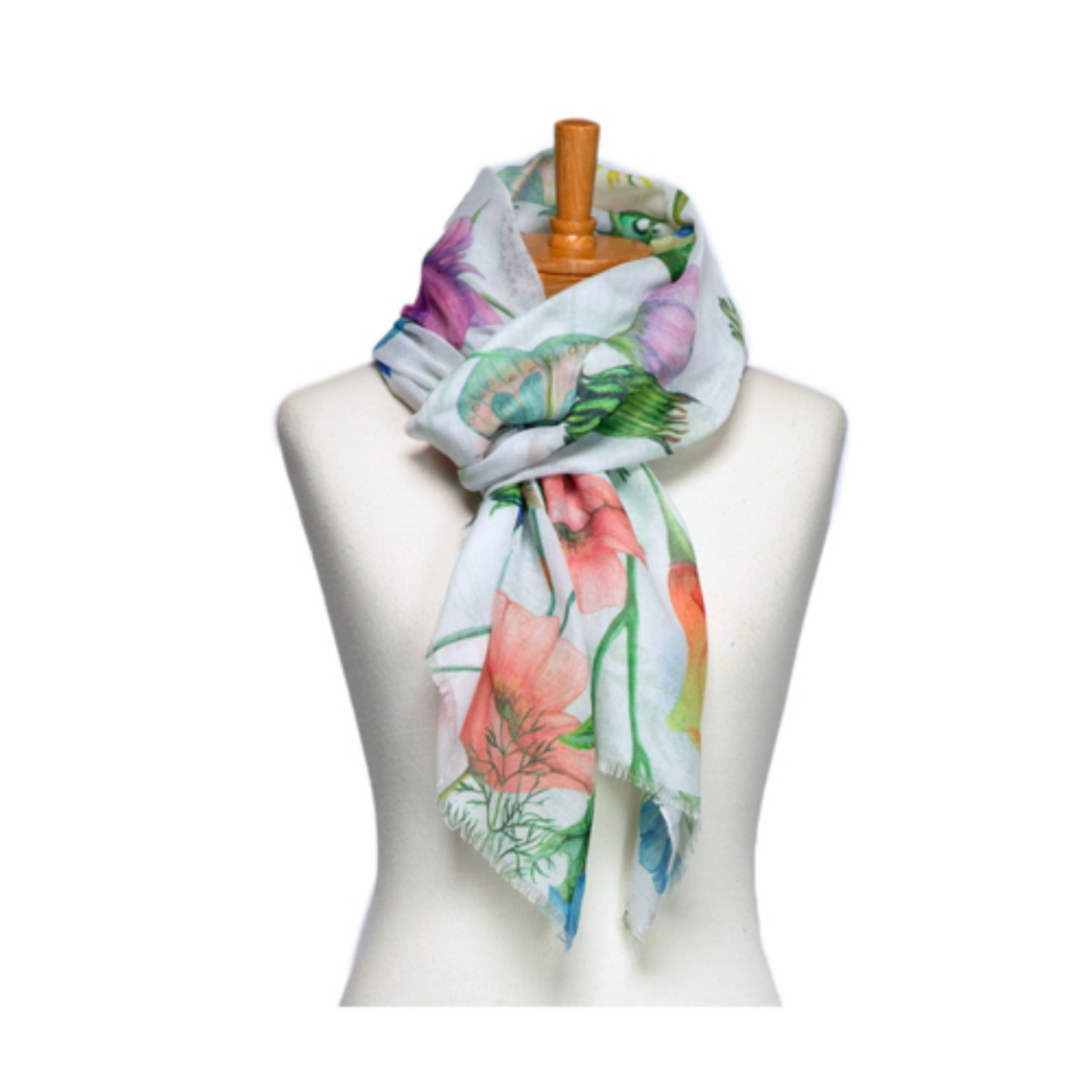 Natures Garden Floral Scarf