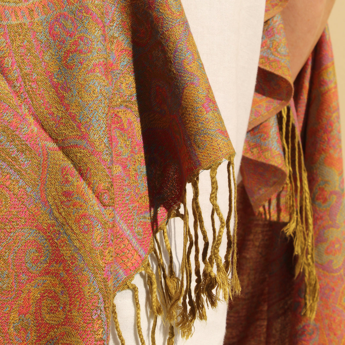 Olive Marrakesh Pashmina Style Wrap