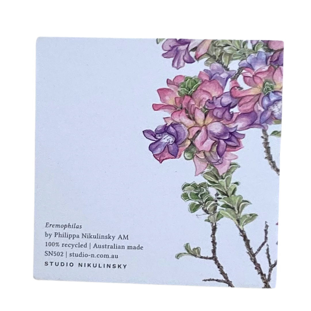 Australian Eremophilas Floral Greeting Card