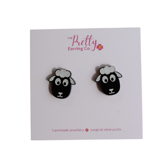 Sheep stud earrings