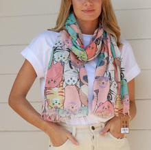 Pink Cat Scarf