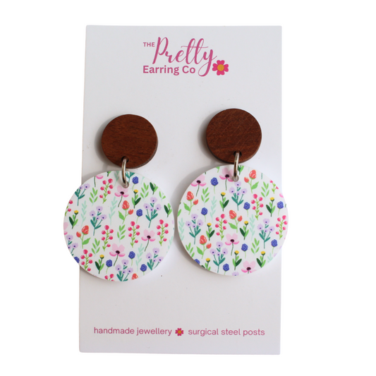 Spring Meadow Stud Dangle Earrings