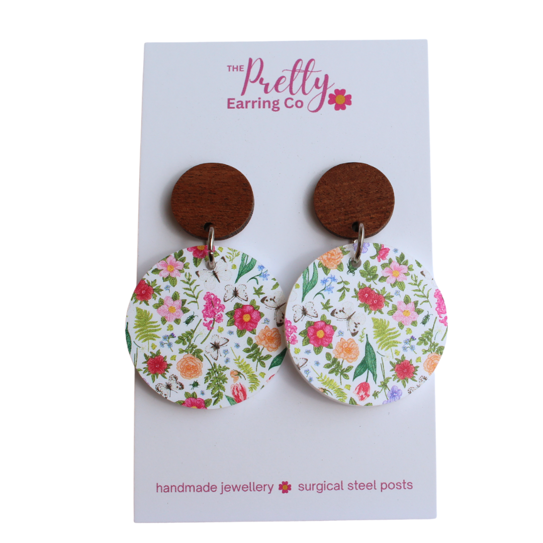 Summer Meadow Stud Dangle Earrings
