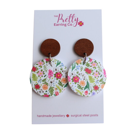 Summer Meadow Stud Dangle Earrings